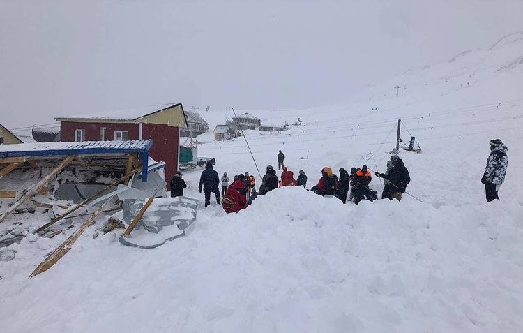 Several people feared to be trapped under snow are safe and sound at hotel