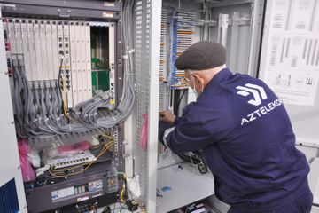 "Aztelekom" Zaqatalada 384 ailənin mənzilini müasir avadanlıqla təmin edib - FOTO