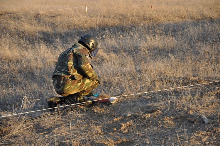Azerbaijani and Russian pyrotechnics cleared more than 5 hectares of mines
