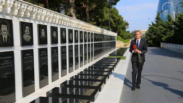 British Ambassador: "We commemorate martyrs of January 20, who are symbol of Azerbaijan