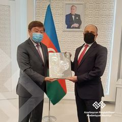 Mədəniyyət naziri türk dünyası təşkilatlarının nümayəndə heyəti ilə görüşüb