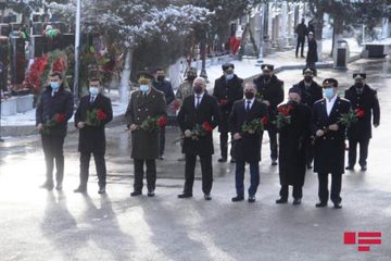 Gəncədə 20 Yanvar şəhidlərinin xatirəsi anılıb