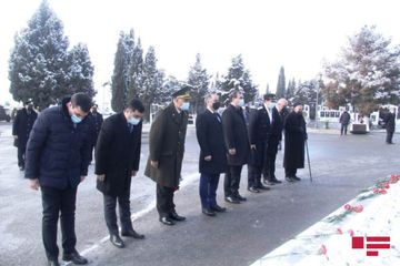 Gəncədə 20 Yanvar şəhidlərinin xatirəsi anılıb
