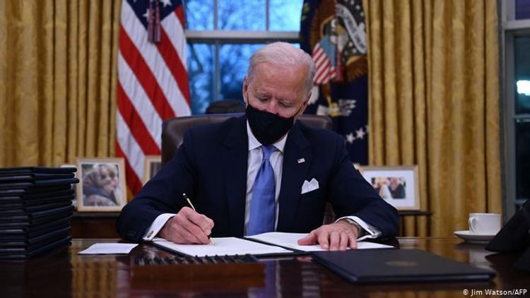 Joe Biden orders mask mandate and stops building Trump