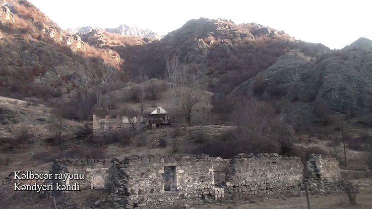 Azerbaijani MoD release video footage of the Kendyeri village of the Kalbajar region 