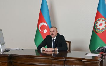 Prezident İlham Əliyevlə Qurbanqulu Berdiməhəmmədov arasında videokonfrans formatında görüş keçirilib - YENİLƏNİB