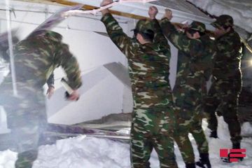Şamaxıya yağan qar uçquna səbəb olub - FOTO