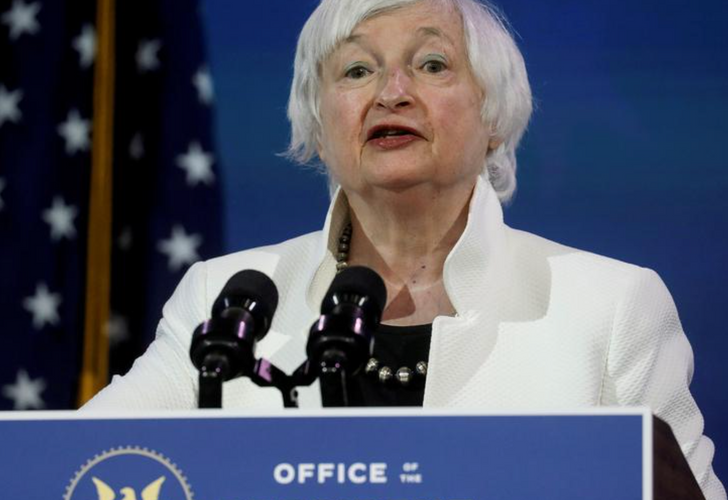 U.S. Senate votes overwhelmingly to confirm Yellen as first female Treasury chief