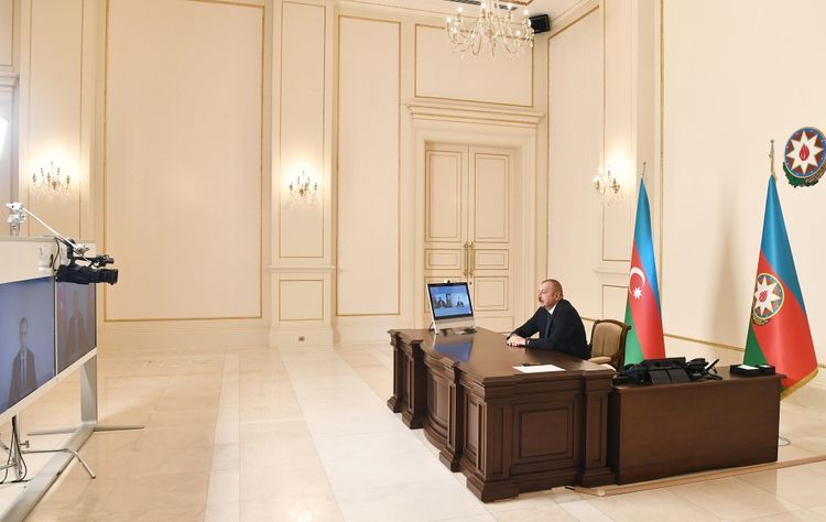Президент Ильхам Алиев принял Рашада Набиева в видеоформате в связи с назначением на пост министра - ОБНОВЛЕНО