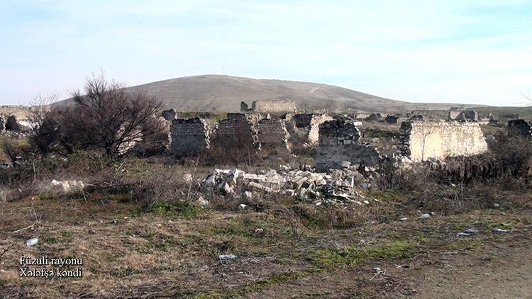 Azerbaijani MoD releases video footage of the Khalafsha village of the Fuzuli region  - VIDEO