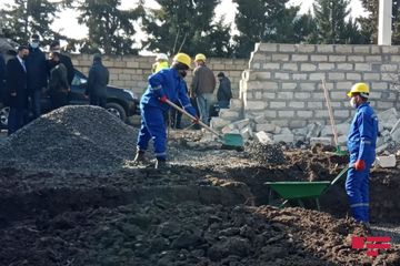 Ermənistanın təcavüzü nəticəsində ziyan görmüş 11 rayon və şəhərdə bərpa və təmir-tikinti işlərinə başlanılıb