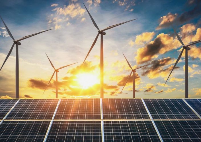Azərbaycanda günəş və külək stansiyaları son beş ildə elektrik enerjisinin istehsalını 67% artırıb