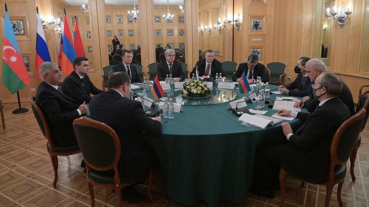 Azerbaijani, Russian and Armenian Deputy PMs hold a trilateral meeting in Moscow