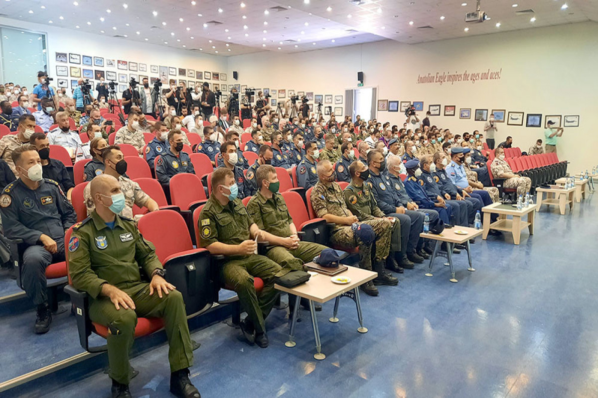 “Anadolu Qartalı - 2021” təlimində F-5 və F-16 təyyarələrinin uçuşları izlənib - VİDEO 
