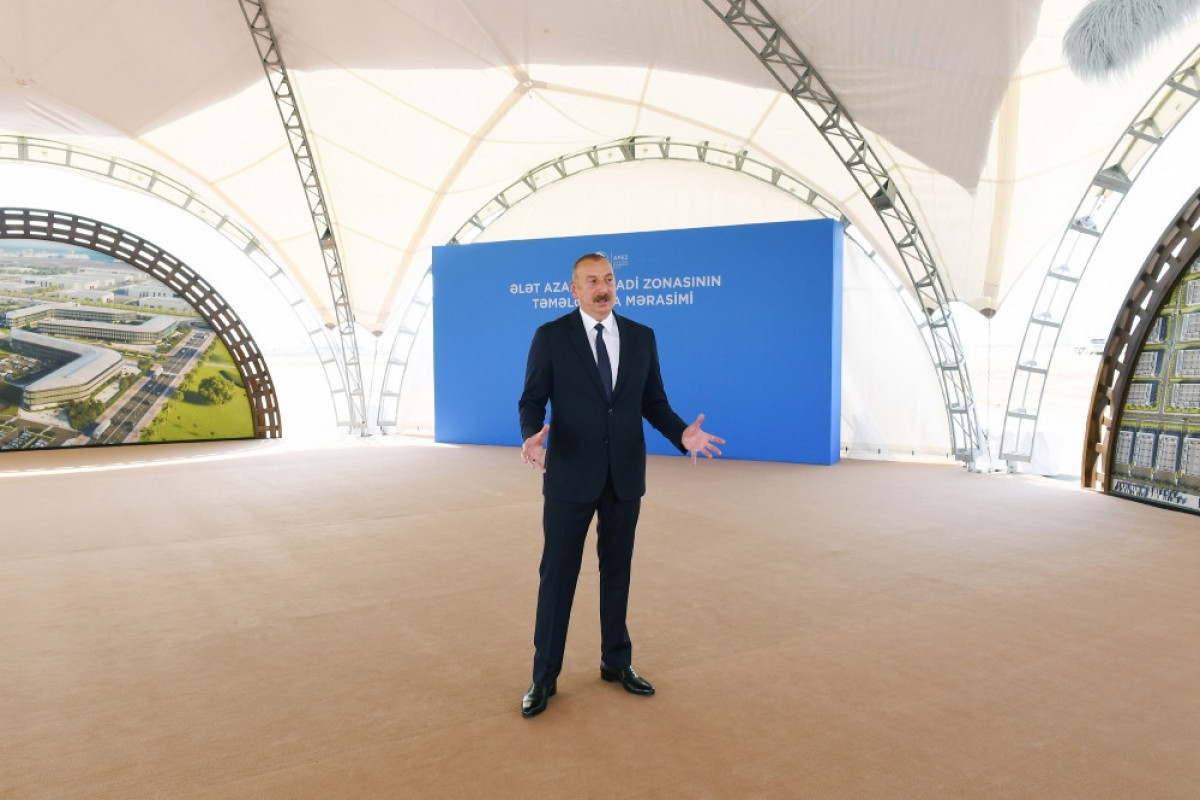 Azerbaijani President lent to clarity why Free Economic Zone was established in Alat
