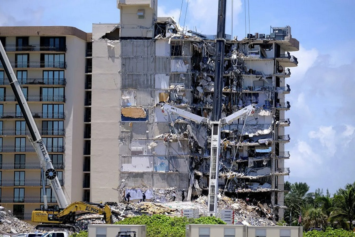 ABŞ-da binanın çökməsi nəticəsində ölənlərin sayı 22-yə çatıb - YENİLƏNİB 