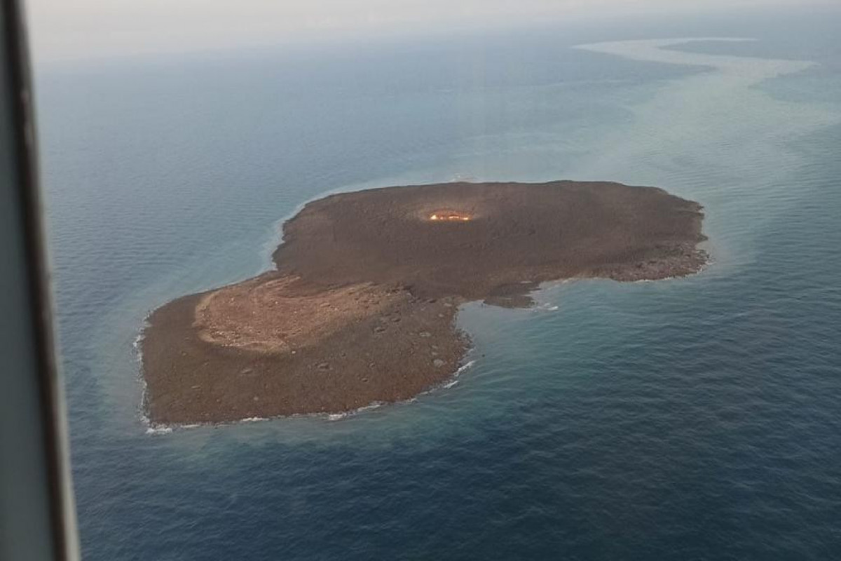 Daşlı adasında palçıq vulkanı