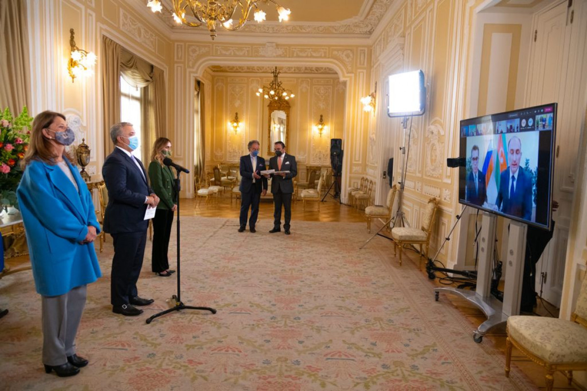 President of Colombia receives credentials of Azerbaijani ambassador-PHOTO 