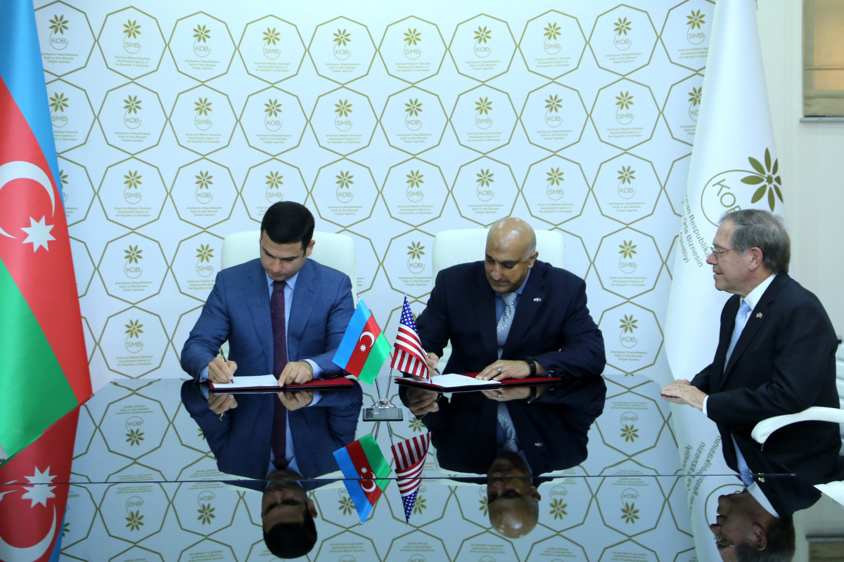 KOBİA və USAID arasında Anlaşma Memorandumu imzalanıb - FOTO 
