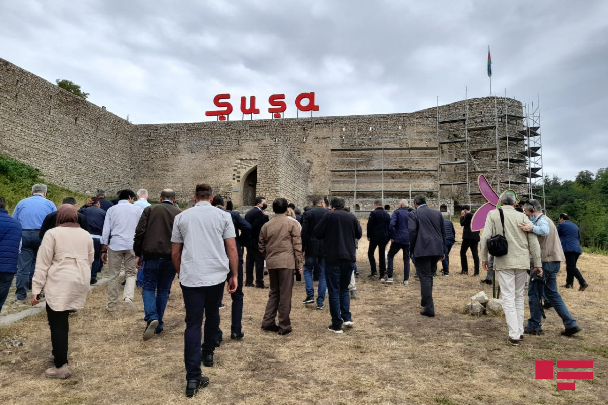 Representatives of diplomatic corps in Azerbaijan get acquainted with Shusha fortress-PHOTO 