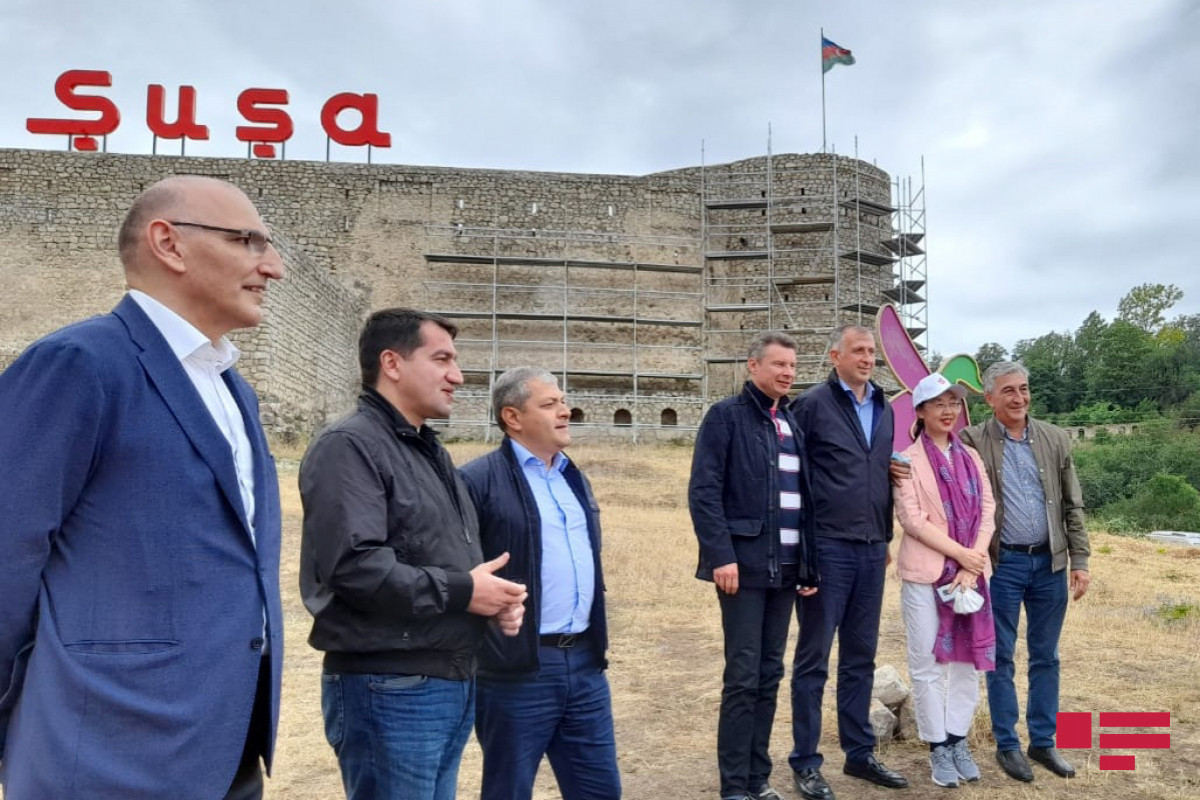 Representatives of diplomatic corps in Azerbaijan get acquainted with Shusha fortress-PHOTO 