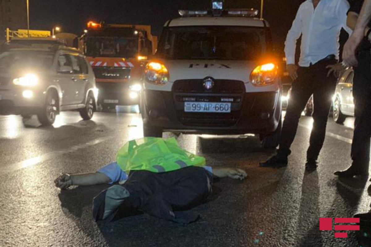В Баку автомобиль сбил насмерть мужчину-ФОТО 