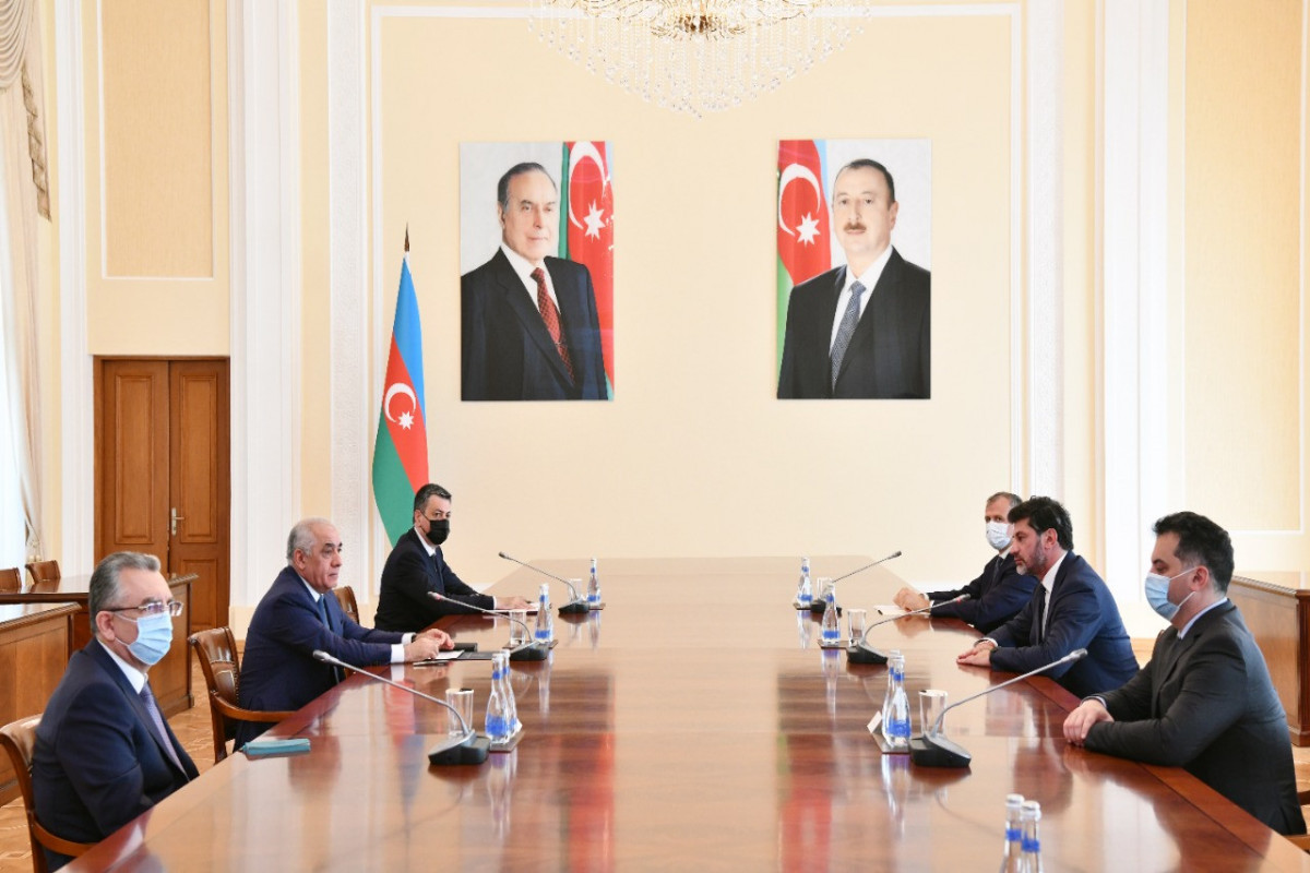 Azerbaijani PM receives Tbilisi mayor 
