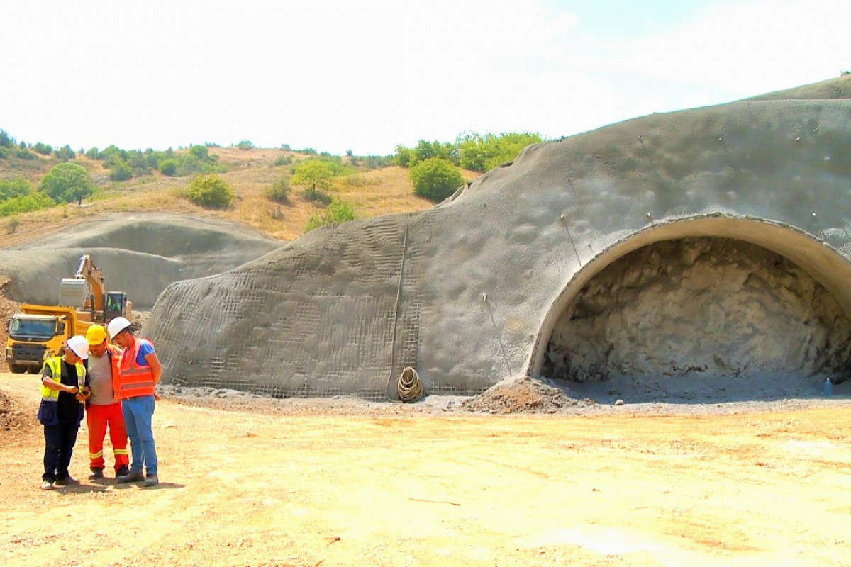 Əhmədbəyli-Füzuli-Şuşa avtomobil yolunda tunellərin inşasına başlanılıb - FOTO 