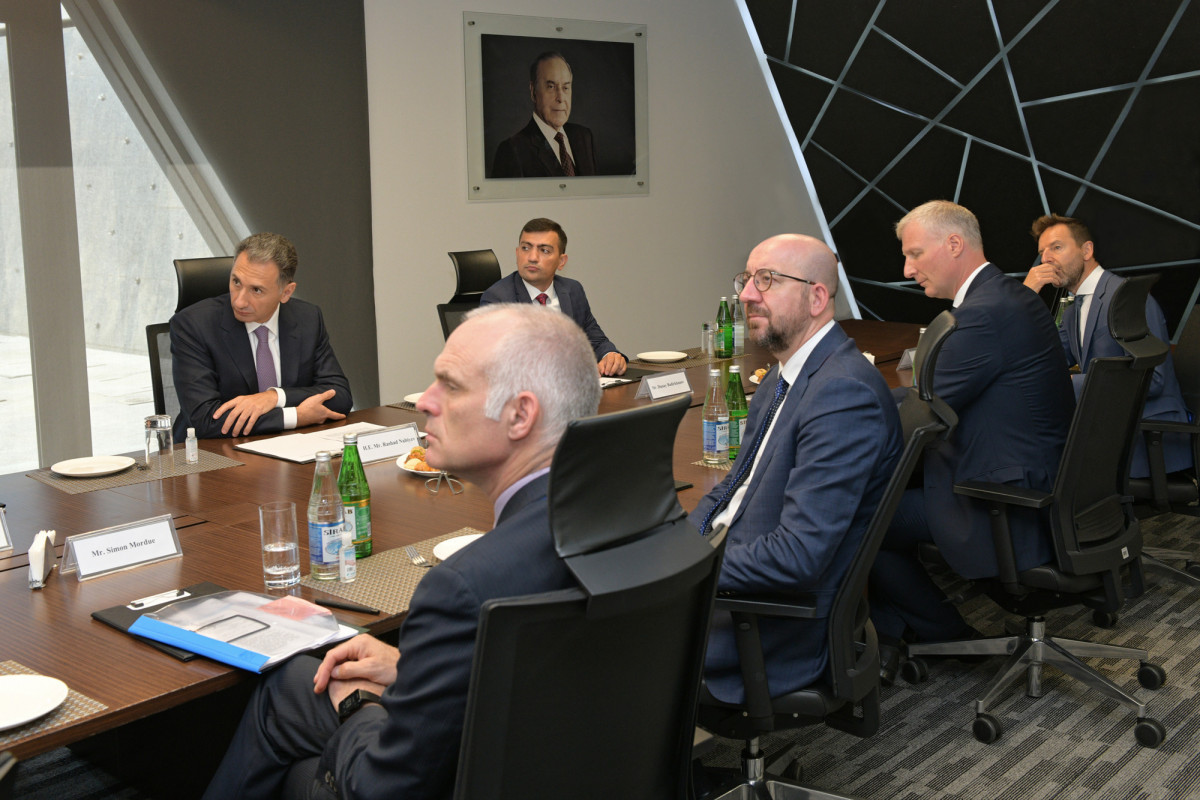 President of the European Council Charles Michel visited Azercosmos