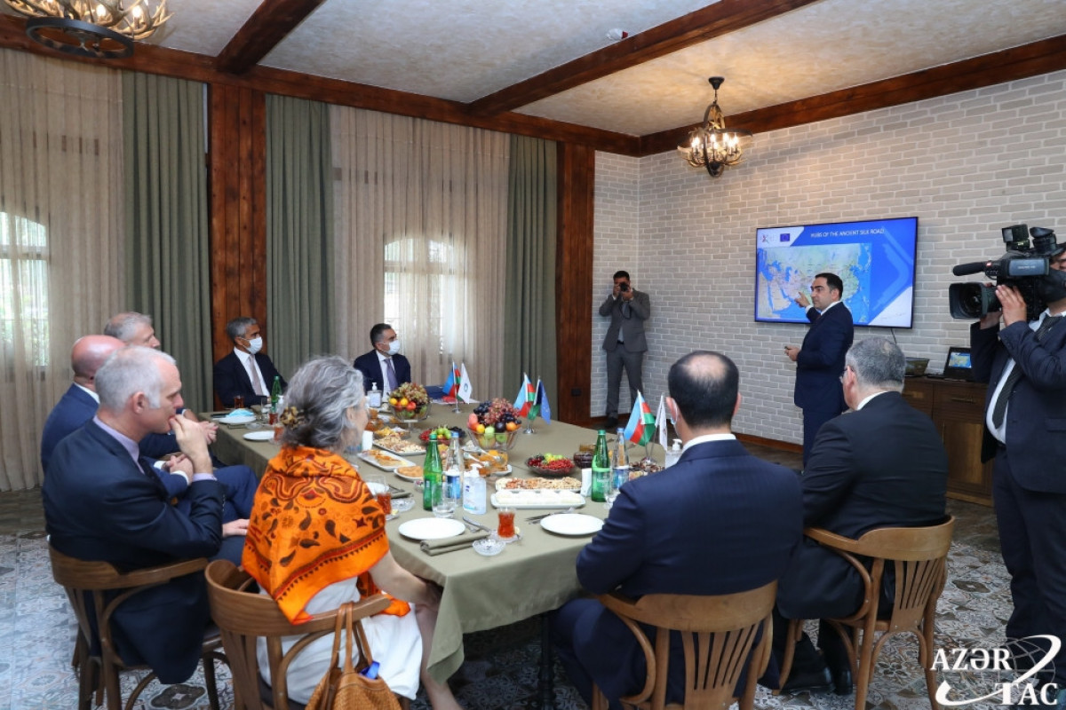 President of European Council Charles Michel attends presentation of number of projects in Shamakhi