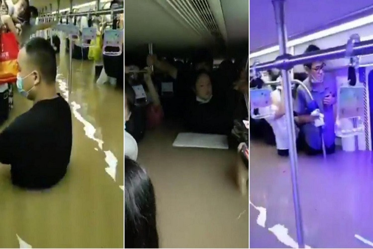 По меньшей мере 12 человек погибли при затоплении метро в Китае-ФОТО 