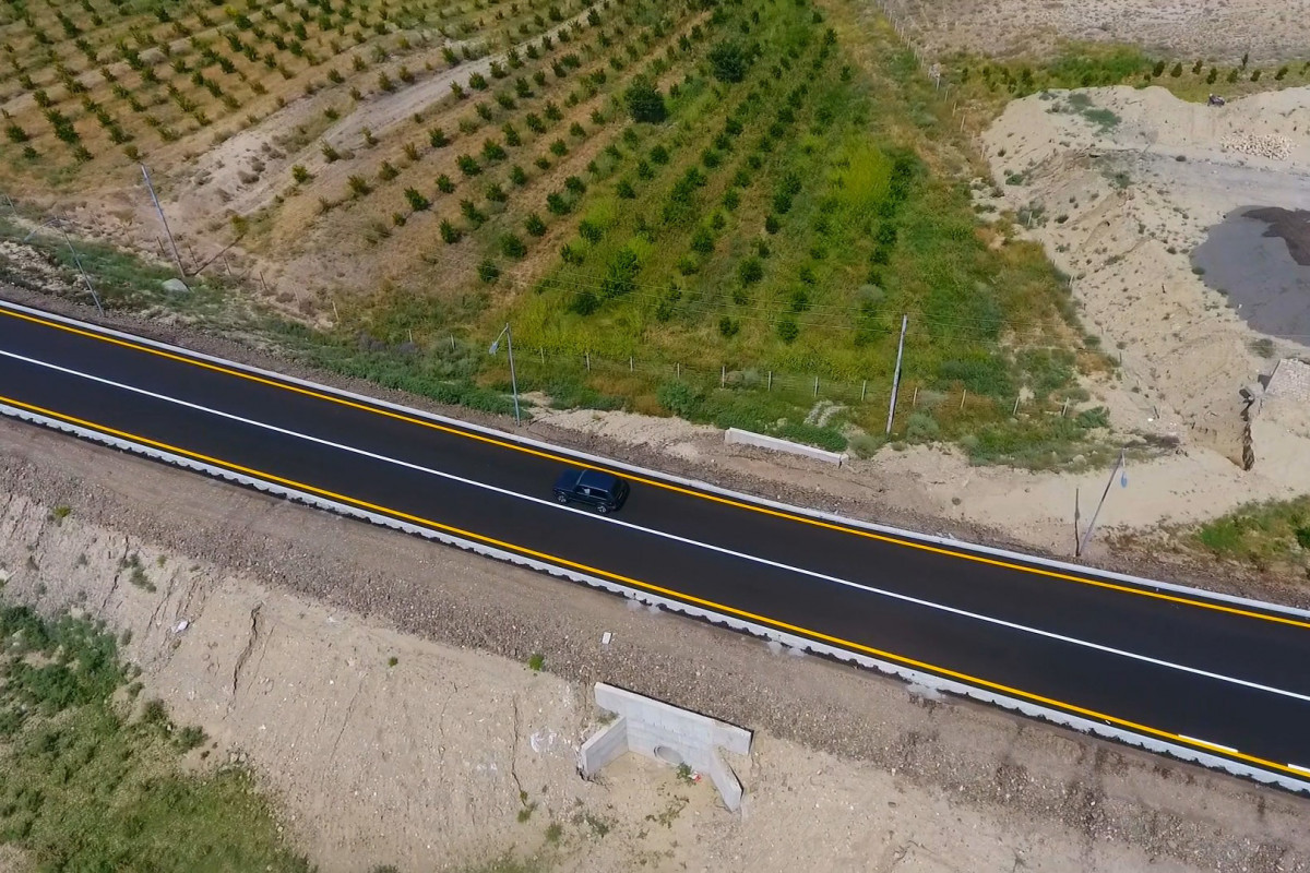 Alirzali-Khan Garvand-Safikurd-Tapgaragoyunlu highway in Goranboy