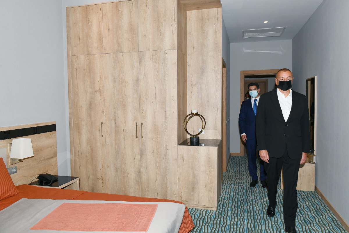 Prezident İlham Əliyev Naftalan Mərkəzi Sanatoriyasının açılışında iştirak edib - YENİLƏNİB 