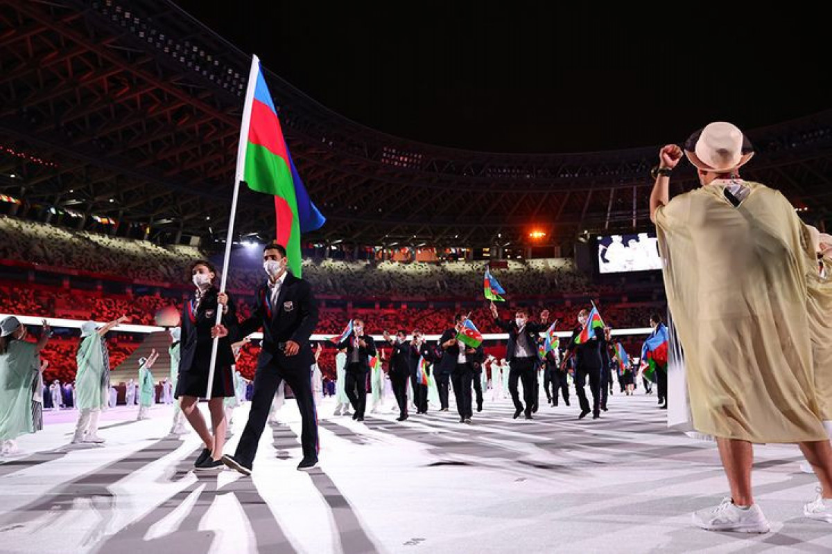 Azərbaycan milli komandası Tokio Olimpiadasında paraddan keçib