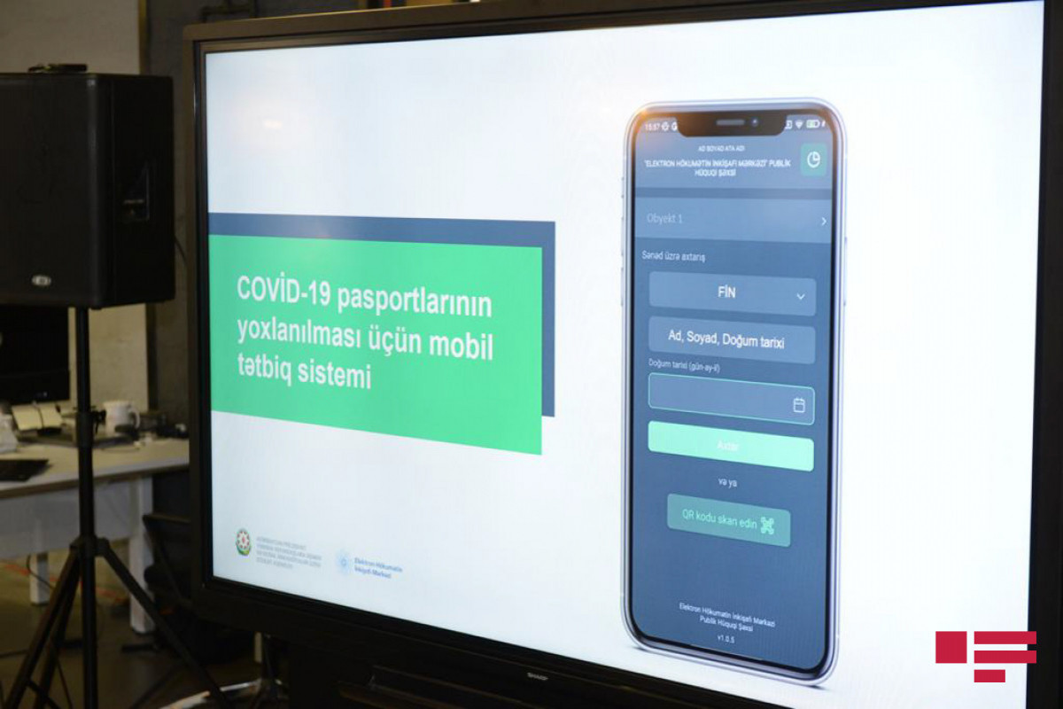 COVID-19 pasportunun yoxlanılması üçün mobil tətbiq hazırlanıb  - VİDEO  - YENİLƏNİB 