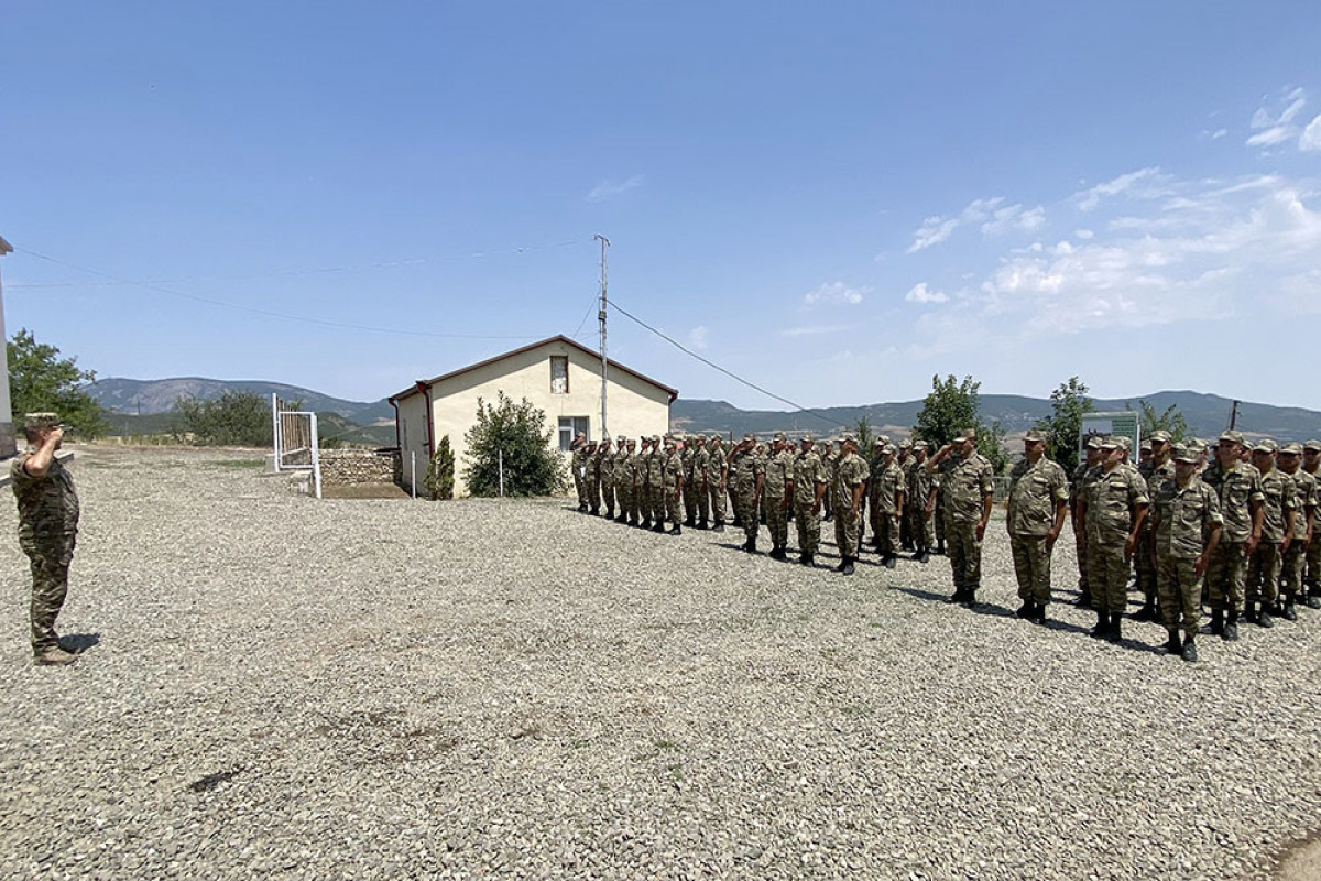 Открытие новой воинской части на территории Ходжалинского района