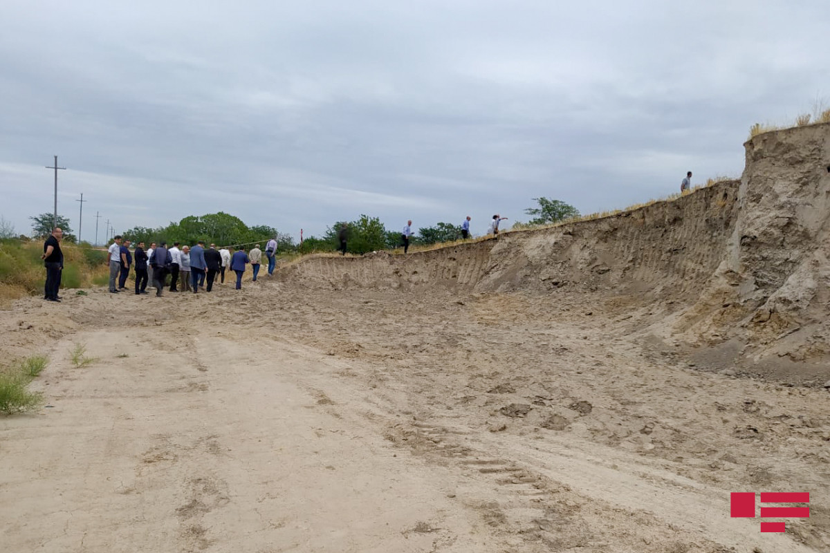 Представители Межведомственного центра при Координационном штабе посетили археологический памятник Узерликтепе в Агдаме