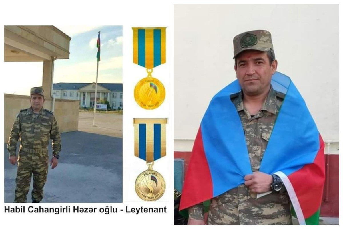 Vətən müharibəsi qazisi, baş leytenant Cahangirli Habil Həzər oğlu