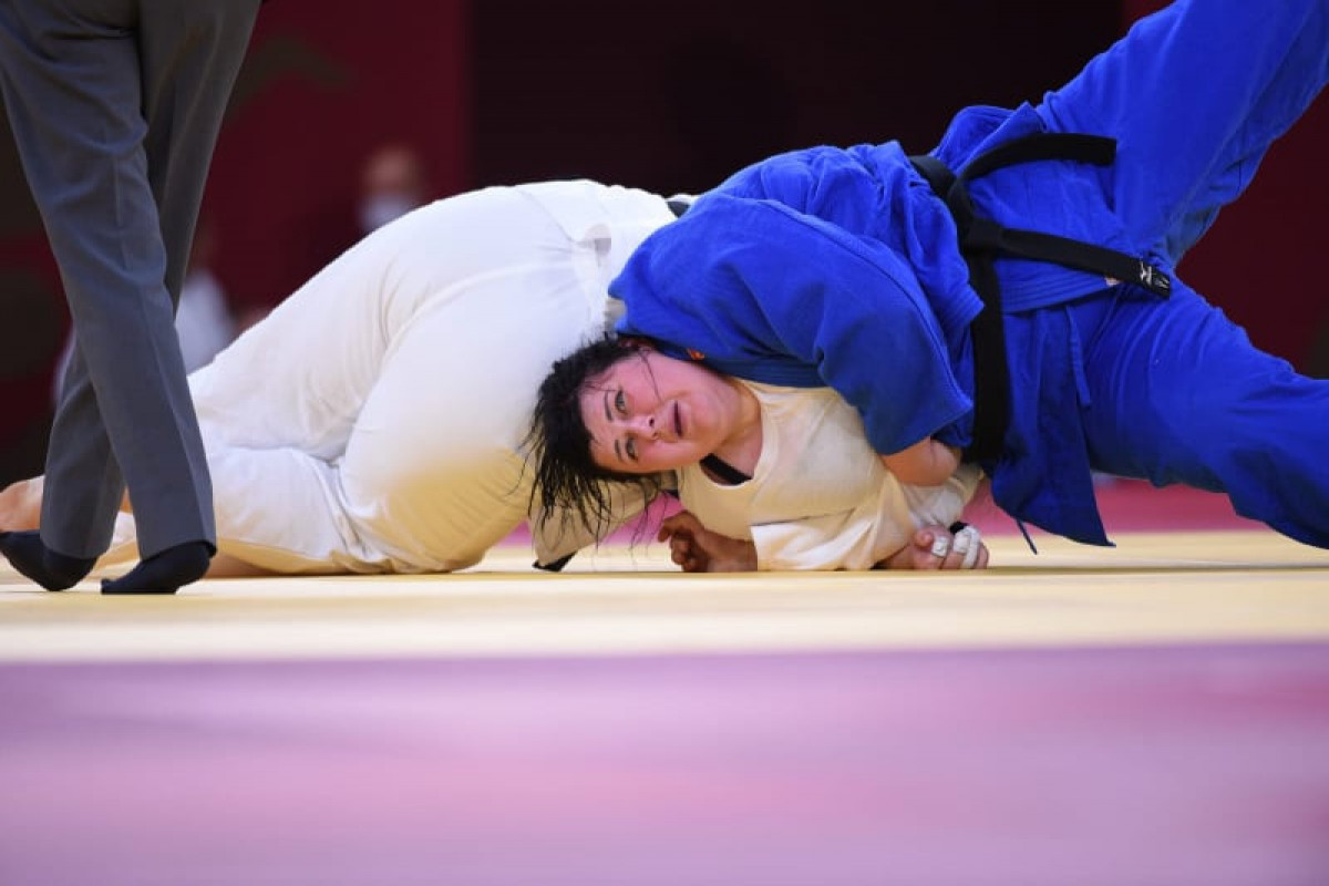 Azerbaijani judoka Irina Kindzreska wins bronze medal at Tokyo-2020