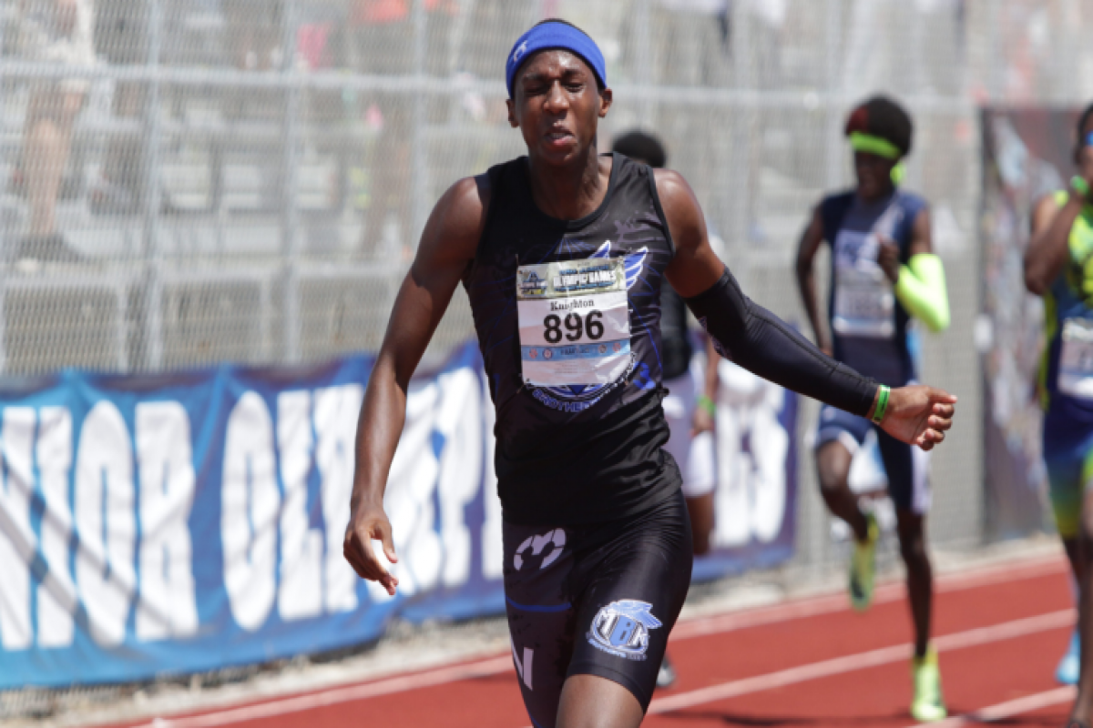 American sprinter Erriyon Knighton breaks Usain Bolt's U18 200-meter record