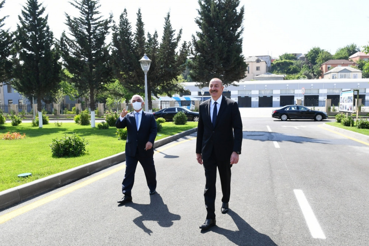 Prezident İlham Əliyev  “Binəqədi” yarımstansiyasının açılışında