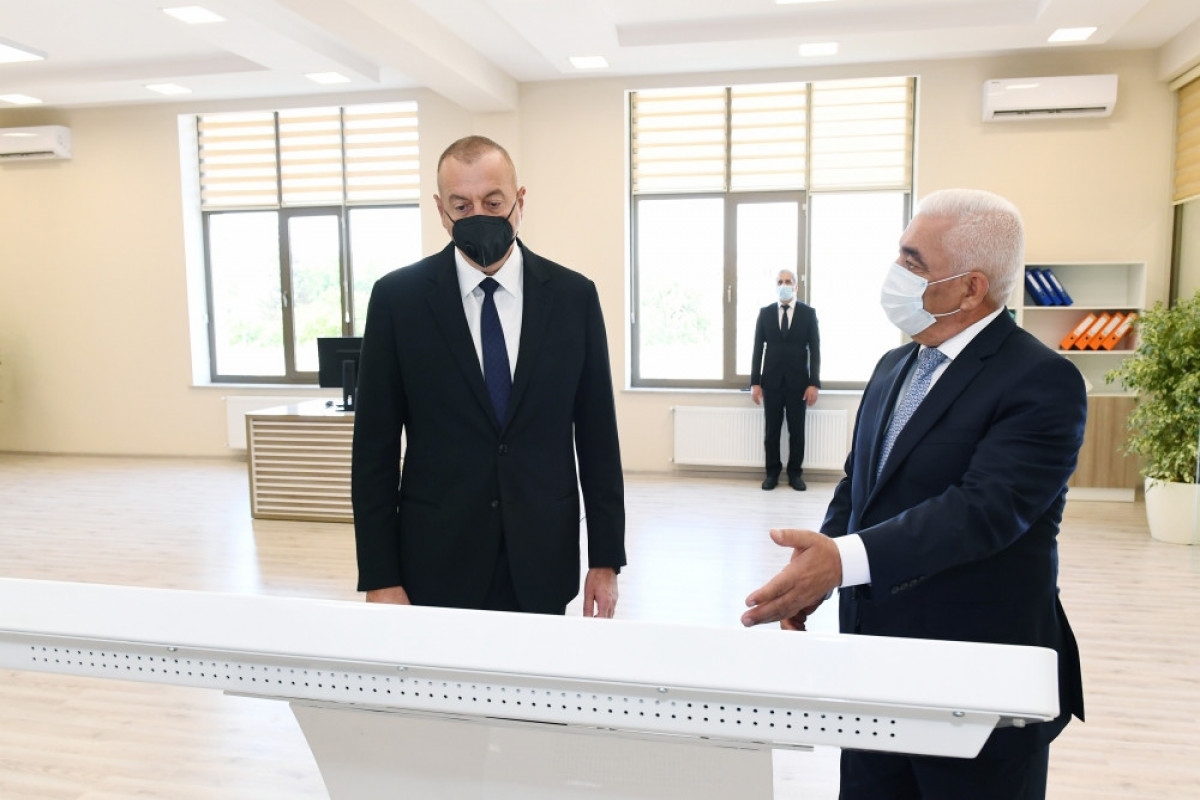 Prezident İlham Əliyev  “Binəqədi” yarımstansiyasının açılışında
