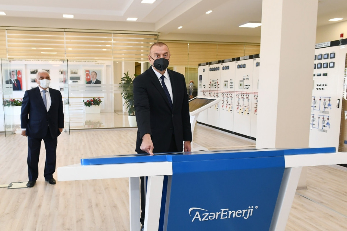 President Ilham Aliyev inaugurated 110/35/6 kV “Binagadi” substation