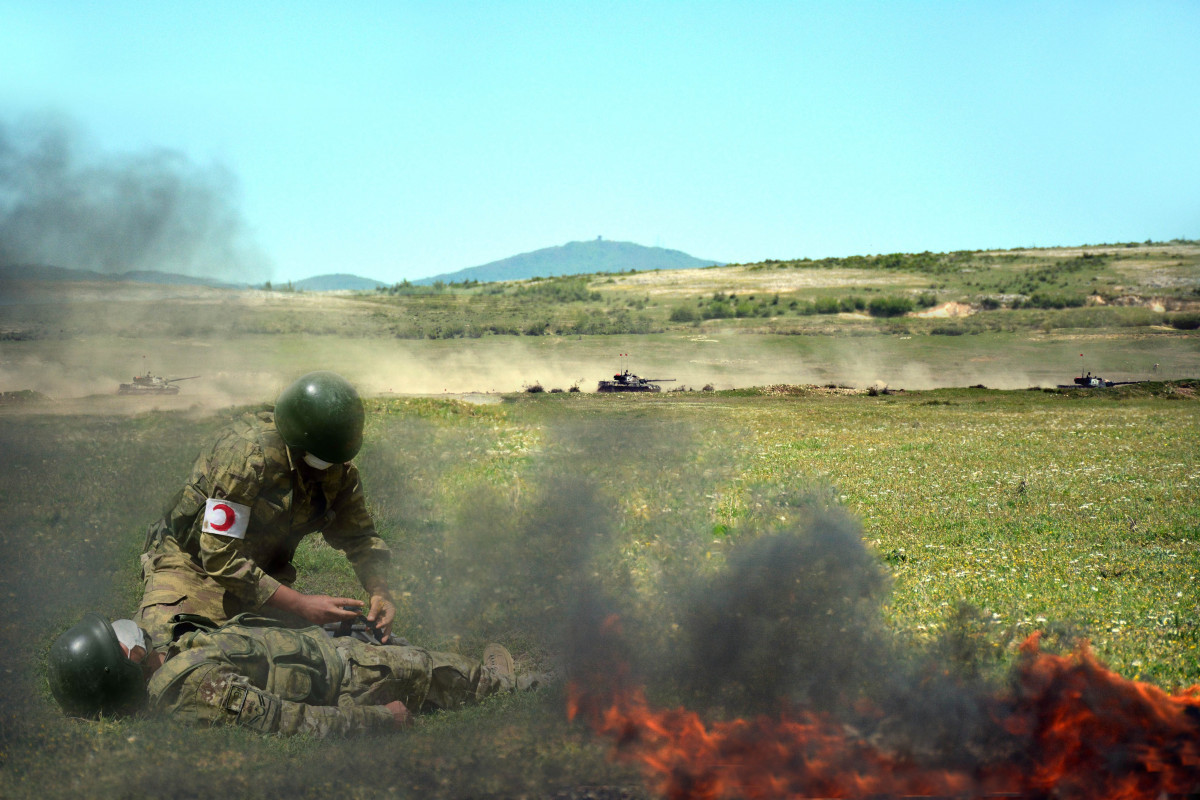 Azerbaijani servicemen participate in exercises in Turkey