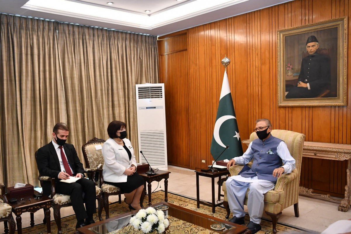 Pakistani President receives Sahiba Gafarova