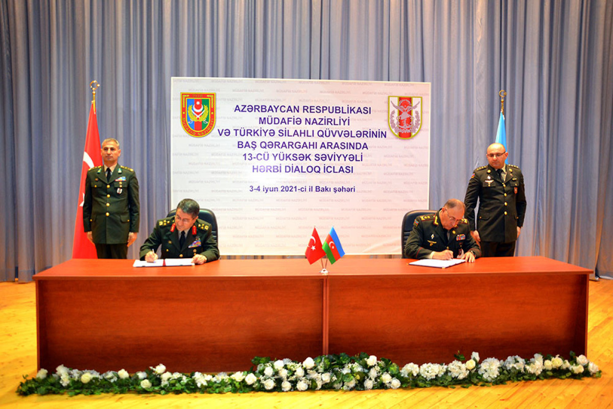 Azerbaijani MoD: Meeting of the Azerbaijani-Turkish High-Level Military Dialogue ended