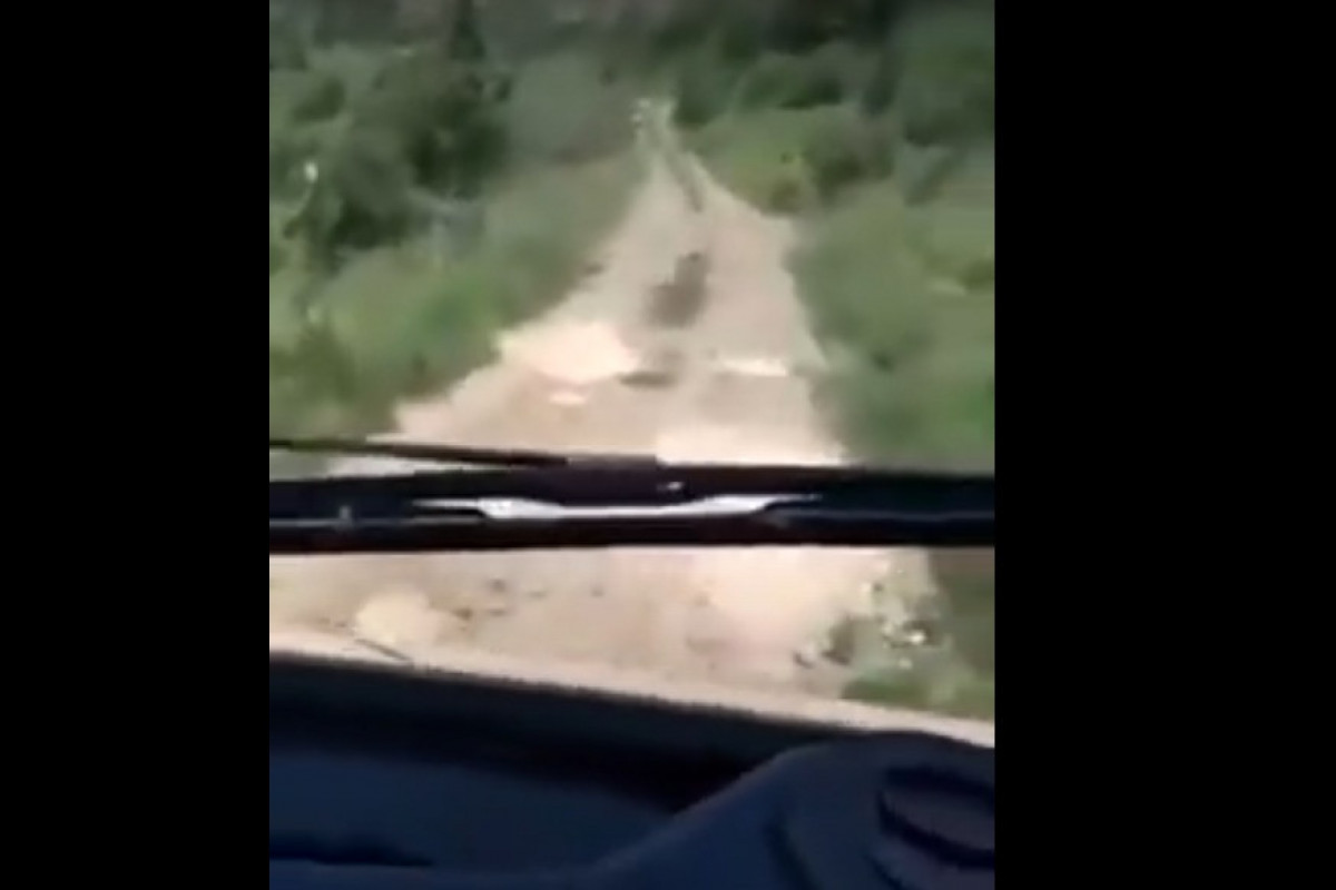 Video footage of journalists hit by a mine in Kalbajar-VIDEO 