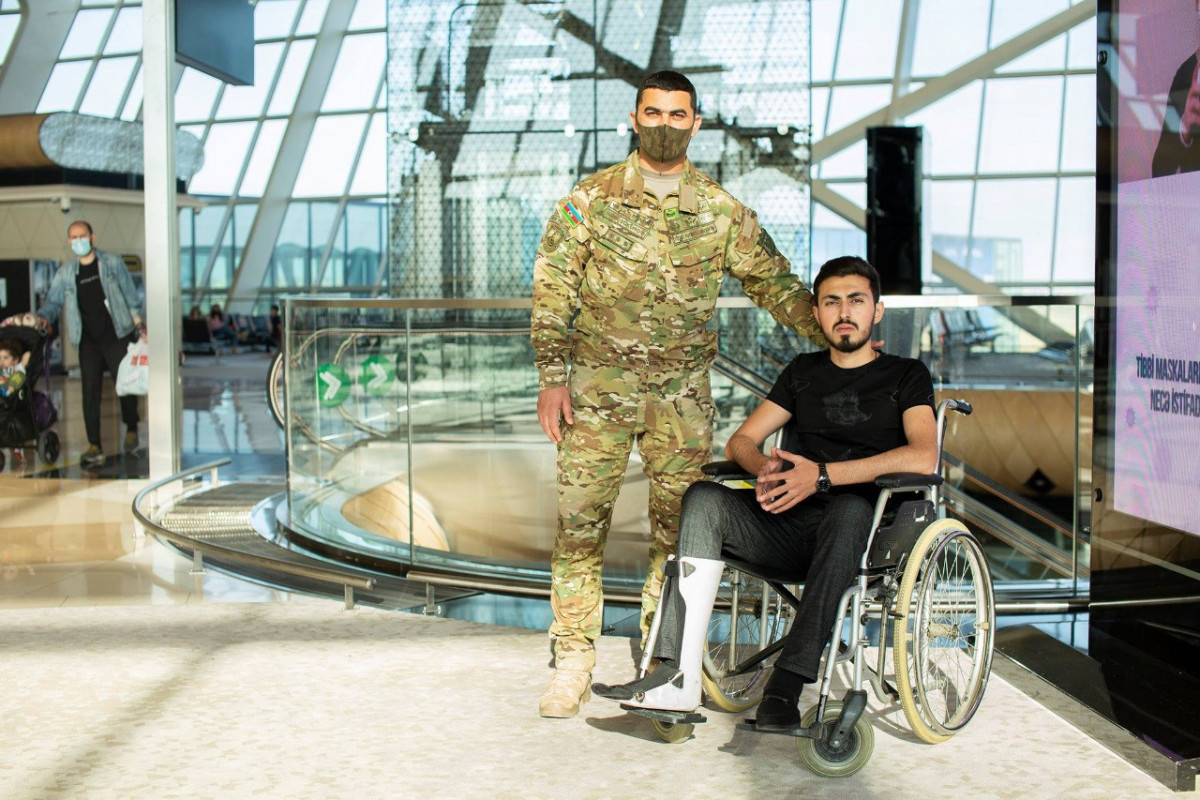 Фонд «YAŞAT» отправил на лечение в Турцию еще 6 участников войны