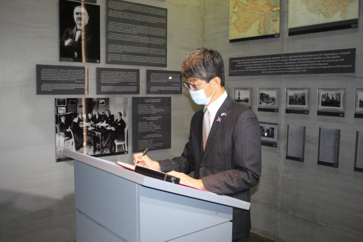 Japan ambassador visited Guba Genocide Memorial Complex -PHOTO 