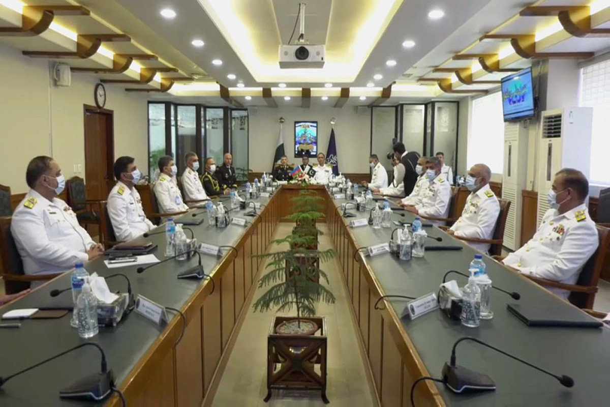 Commanders of the Azerbaijan and Pakistan Naval Forces held a meeting-PHOTO 